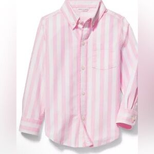 Janie and Jack striped oxford shirt button down